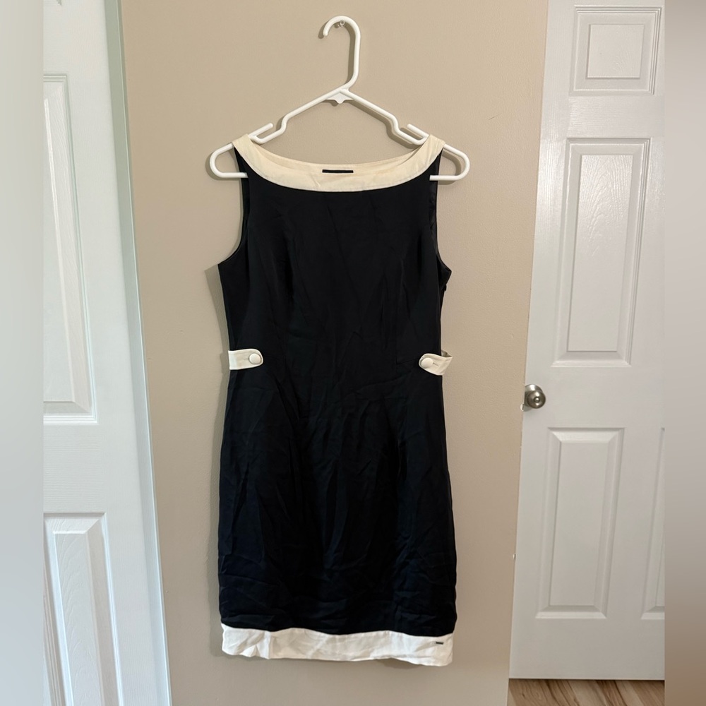 Tommy Hilfiger black and white dress size 6